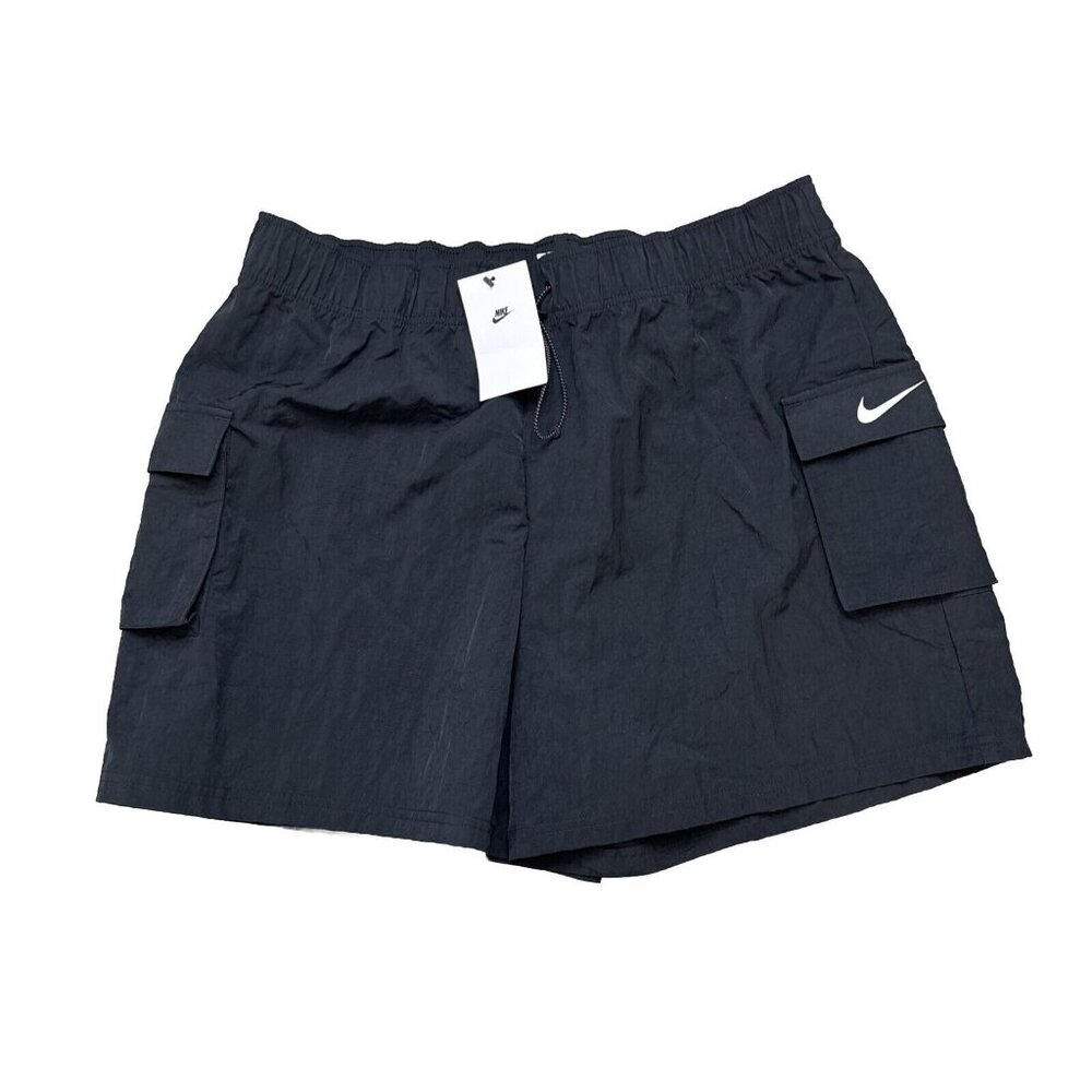 Nike Sportswear Essential Woven High-Rise Women Shorts DM6247-010 - Size XL New